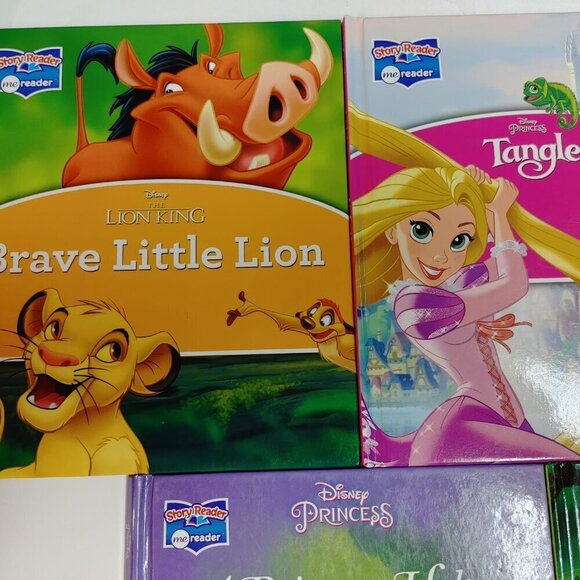 Story Reader Me Reader Book Lot Of 5 Disney Lion King Cars Tangled Jungle Book - Picture 3 of 6